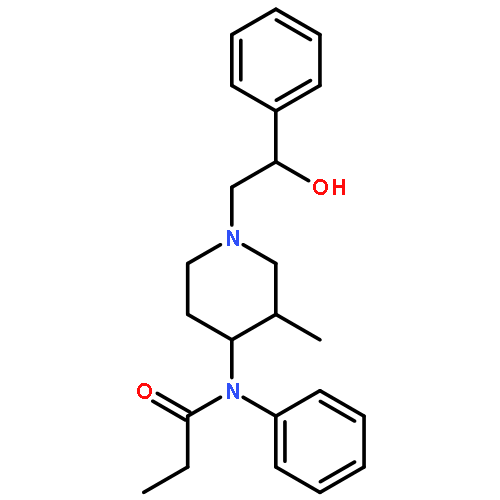 N-[1-(2-HYDROXY-2-PHENYLETHYL)-3-METHYLPIPERIDIN-4-YL]-N-PHENYLPROPANAMIDE 