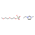 1-ETHYL-3-METHYLIMIDAZOL-3-IUM;2-(2-METHOXYETHOXY)ETHYL SULFATE 