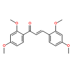 1,3-BIS(2,4-DIMETHOXYPHENYL)PROP-2-EN-1-ONE 