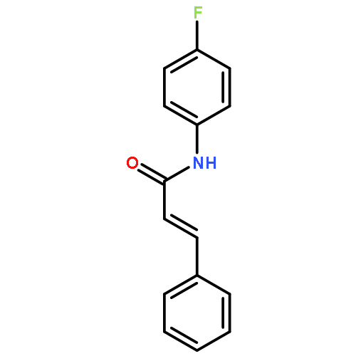 2-Propenamide, N-(4-fluorophenyl)-3-phenyl-, (2E)-