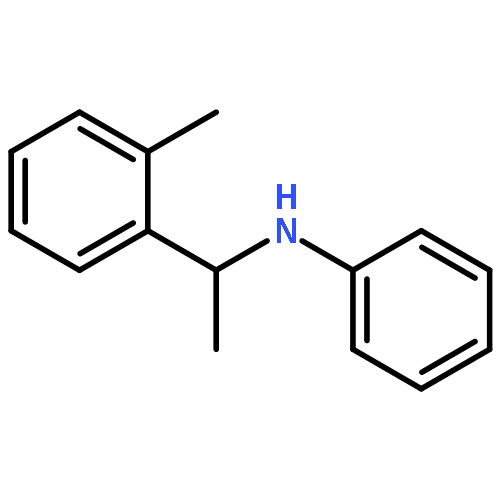 N-[1-(2-METHYLPHENYL)ETHYL]ANILINE 