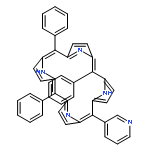 21H,23H-PORPHINE, 5,10,15-TRIPHENYL-20-(3-PYRIDINYL)-