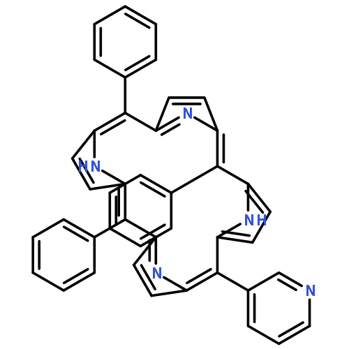 21H,23H-PORPHINE, 5,10,15-TRIPHENYL-20-(3-PYRIDINYL)-