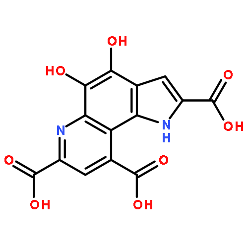 5-HYDROXY-4-OXO-1,6-DIHYDROPYRROLO[2,3-F]QUINOLINE-2,7,9-TRICARBOXYLIC ACID 