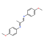 Benzenamine, N,N'-(1-methyl-1,2-ethanediylidene)bis[4-methoxy-