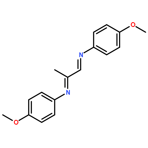 Benzenamine, N,N'-(1-methyl-1,2-ethanediylidene)bis[4-methoxy-