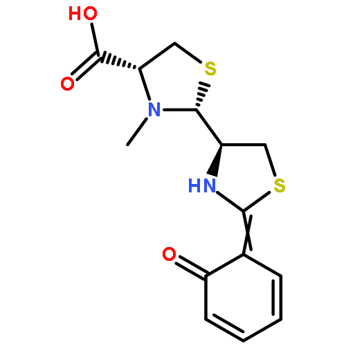 4-Thiazolidinecarboxylic acid,2-[(4R)-4,5-dihydro-2-(2-hydroxyphenyl)-4-thiazolyl]-3-methyl-, (2R,4R)-