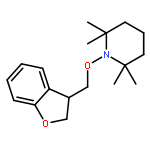 PIPERIDINE, 1-[(2,3-DIHYDRO-3-BENZOFURANYL)METHOXY]-2,2,6,6-TETRAMETHYL-