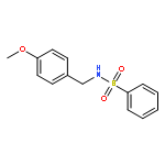 N-[(4-METHOXYPHENYL)METHYL]BENZENESULFONAMIDE 