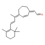 (2E)-2-[(4E)-4-[(E)-4-(2,6,6-TRIMETHYLCYCLOHEXEN-1-YL)BUT-3-EN-2-YLIDENE]CYCLOHEPT-2-EN-1-YLIDENE]ACETALDEHYDE 