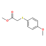 Methyl 2-(4-methoxyphenyl)sulfanylacetate