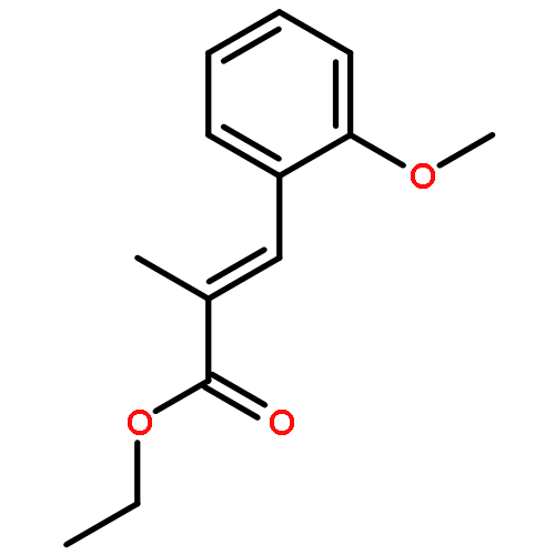 2-Propenoic acid, 3-(2-methoxyphenyl)-2-methyl-, ethyl ester, (2E)-