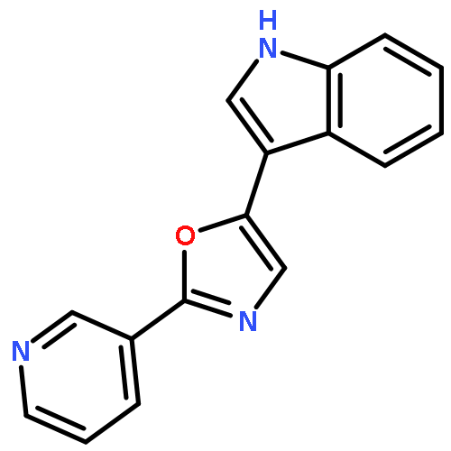 1H-Indole, 3-[2-(3-pyridinyl)-5-oxazolyl]-