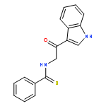 BENZENECARBOTHIOAMIDE, N-[2-(1H-INDOL-3-YL)-2-OXOETHYL]-