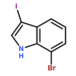 1H-Indole, 7-bromo-3-iodo-