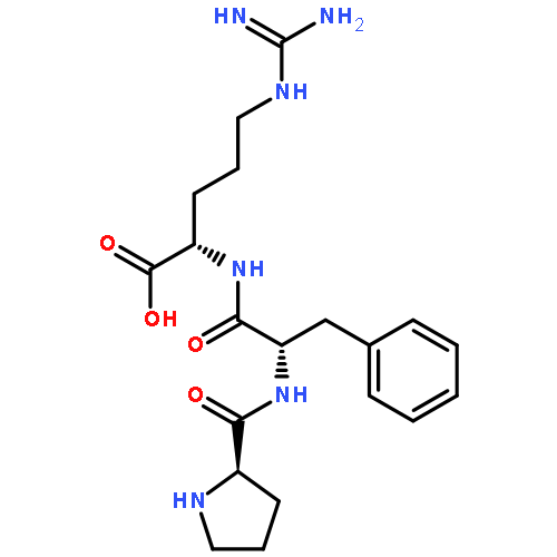 L-ARGININE, N2-(D-PROLYL-L-PHENYLALANYL)-