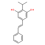 1,3-Benzenediol,2-(1-methylethyl)-5-[(1E)-2-phenylethenyl]-