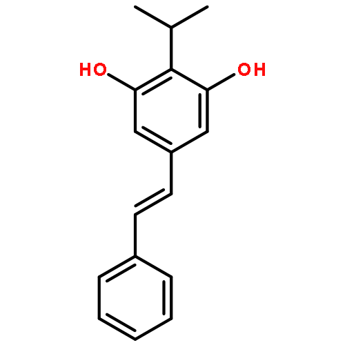 1,3-Benzenediol,2-(1-methylethyl)-5-[(1E)-2-phenylethenyl]-