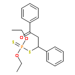 Phosphorodithioic acid, O,O-diethyl S-(3-oxo-1,3-diphenylpropyl) ester