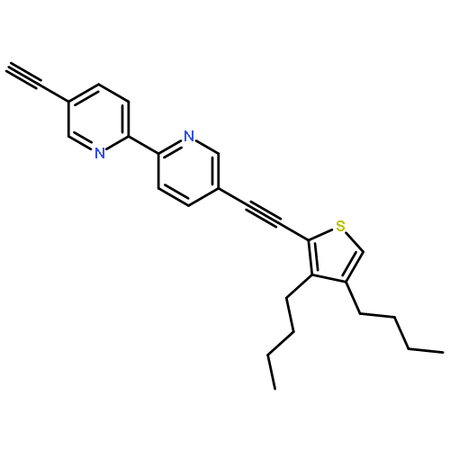 2,2'-Bipyridine, 5-[(3,4-dibutyl-2-thienyl)ethynyl]-5'-ethynyl-