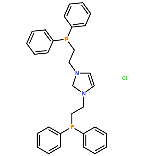 1H-Imidazolium, 1,3-bis[2-(diphenylphosphino)ethyl]-, chloride