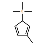 Silane, trimethyl(3-methyl-2,4-cyclopentadien-1-yl)-