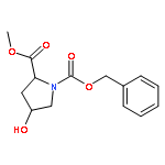 (2R,4S)-1-Benzyl 2-methyl 4-hydroxypyrrolidine-1,2-dicarboxylate