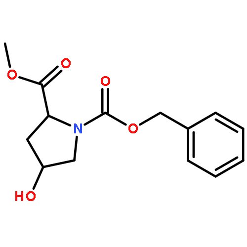 (2R,4S)-1-Benzyl 2-methyl 4-hydroxypyrrolidine-1,2-dicarboxylate