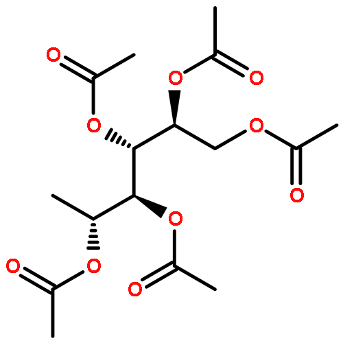 D-Galactitol, 6-deoxy-, pentaacetate