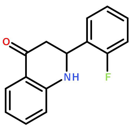 4(1H)-QUINOLINONE, 2-(2-FLUOROPHENYL)-2,3-DIHYDRO-