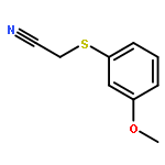 ACETONITRILE, [(3-METHOXYPHENYL)THIO]-