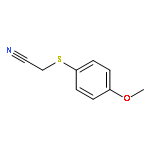 Acetonitrile, [(4-methoxyphenyl)thio]-