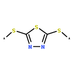 Poly(1,3,4-thiadiazole-2,5-diyldithio)(9CI)