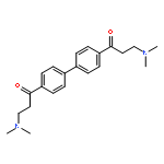 1-PROPANONE, 1,1'-[1,1'-BIPHENYL]-4,4'-DIYLBIS[3-(DIMETHYLAMINO)-