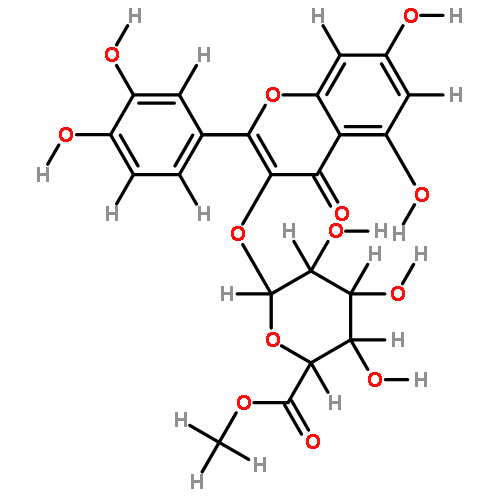 3-O-beta-D-Glucuronoside,Me ester-3,3',4',5,7-Pentahydroxyflavone