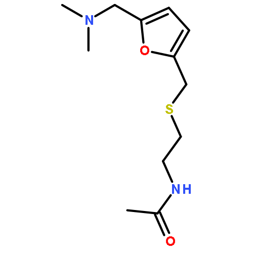 5-[[(2-acetamidoethyl)thio]methyl]-N,N-dimethyl-2-furanmethanamine