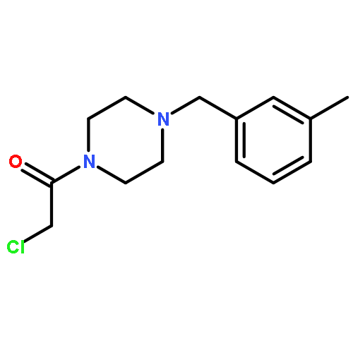 2-Chloro-1-(4-(3-methylbenzyl)piperazin-1-yl)ethan-1-one