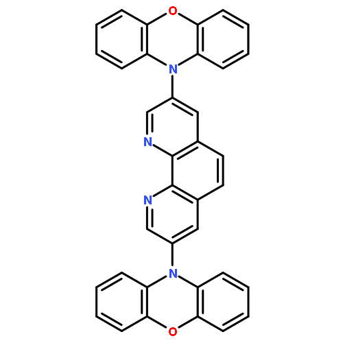 10H-PHENOXAZINE, 10,10'-(1,10-PHENANTHROLINE-3,8-DIYL)BIS-