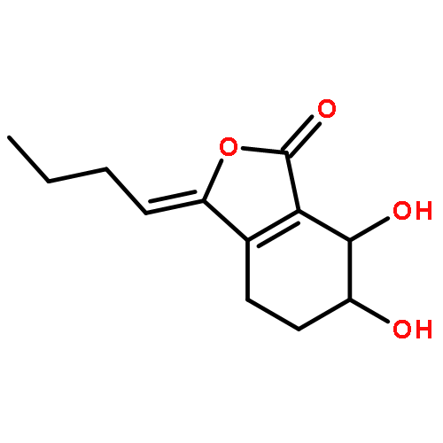 1(3H)-Isobenzofuranone, 3-butylidene-4,5,6,7-tetrahydro-6,7-dihydroxy-, (6S,7R)- (9CI)