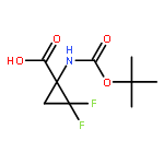 1-(TERT-BUTOXYCARBONYLAMINO)-2,2-DIFLUOROCYCLOPROPANECARBOXYLIC ACID 