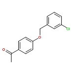 ETHANONE, 1-[4-[(3-CHLOROPHENYL)METHOXY]PHENYL]-