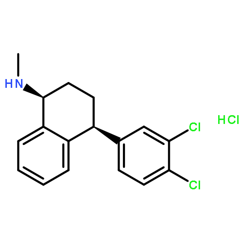 1-Naphthalenamine,4-(3,4-dichlorophenyl)-1,2,3,4-tetrahydro-N-methyl-, (1R,4R)-rel-