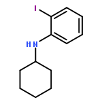 BENZENAMINE, N-CYCLOHEXYL-2-IODO-