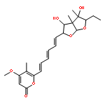 6-[(1E,3E,5E)-6-[(1R,2R,3R,5R,7R,8R)-7-ETHYL-2,8-DIHYDROXY-1,8-DIMETHY L-4,6-DIOXABICYCLO[3.3.0]OCT-3-YL]HEXA-1,3,5-TRIENYL]-4-METHOXY-5-METH YL-PYRAN-2-ONE 