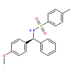 BENZENESULFONAMIDE, N-[(S)-(4-METHOXYPHENYL)PHENYLMETHYL]-4-METHYL-
