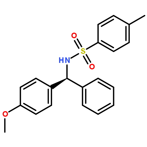 BENZENESULFONAMIDE, N-[(S)-(4-METHOXYPHENYL)PHENYLMETHYL]-4-METHYL-