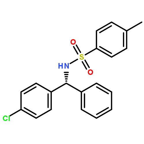 Benzenesulfonamide, N-[(R)-(4-chlorophenyl)phenylmethyl]-4-methyl-