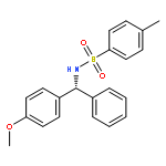 BENZENESULFONAMIDE, N-[(R)-(4-METHOXYPHENYL)PHENYLMETHYL]-4-METHYL-