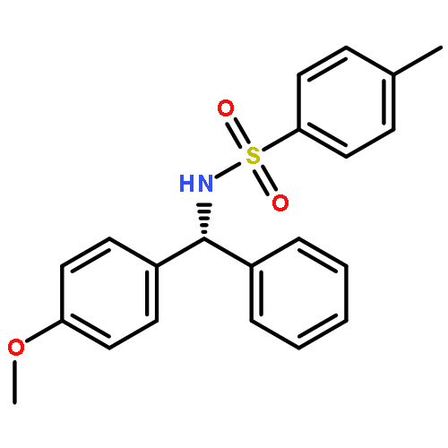 BENZENESULFONAMIDE, N-[(R)-(4-METHOXYPHENYL)PHENYLMETHYL]-4-METHYL-