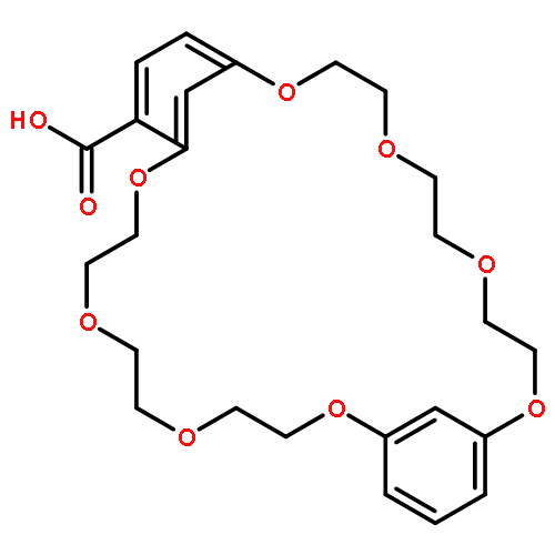 2,5,8,11,17,20,23,26-OCTAOXATRICYCLO[25.3.1.112,16]DOTRIACONTA-1(31),12,14,16(32),27,29-HEXAENE-13-CARBOXYLIC ACID